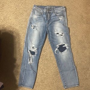 American Eagle crop jegging